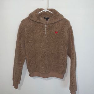 Topshop Teddy Pullover Sweater - Womens Size 4